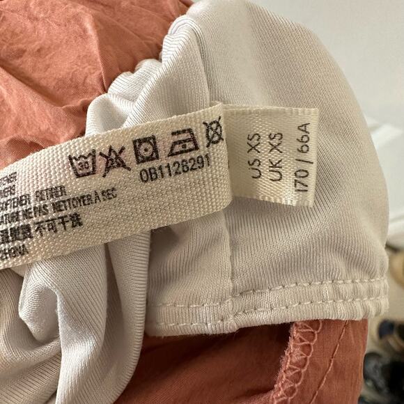 Free People Movement Women’s High Waisted Brushed Apricot Shorts - Picture 4 of 4